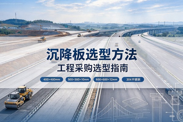 迭部沉降板选择方法