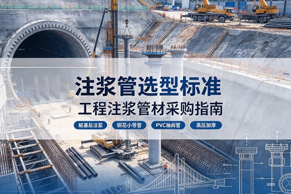 迭部注浆管选型标准