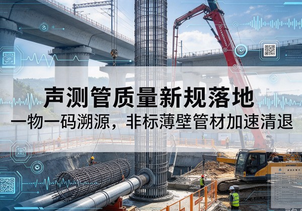 迭部声测管质量新规落地，一物一码溯源，非标薄壁管材加速清退