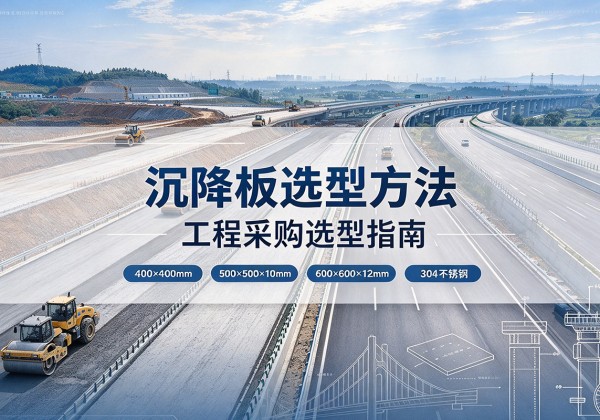 迭部沉降板选择方法